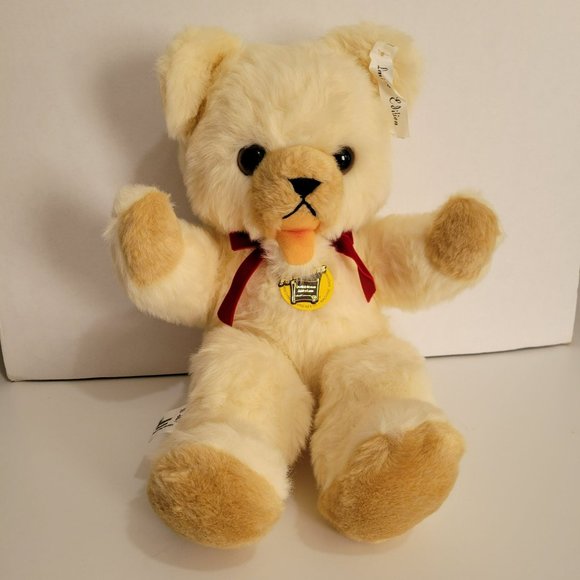 Vintage Althans Teddy Bear  West Germany Tags 18" Soft Plush Limited Edition - Picture 2 of 14